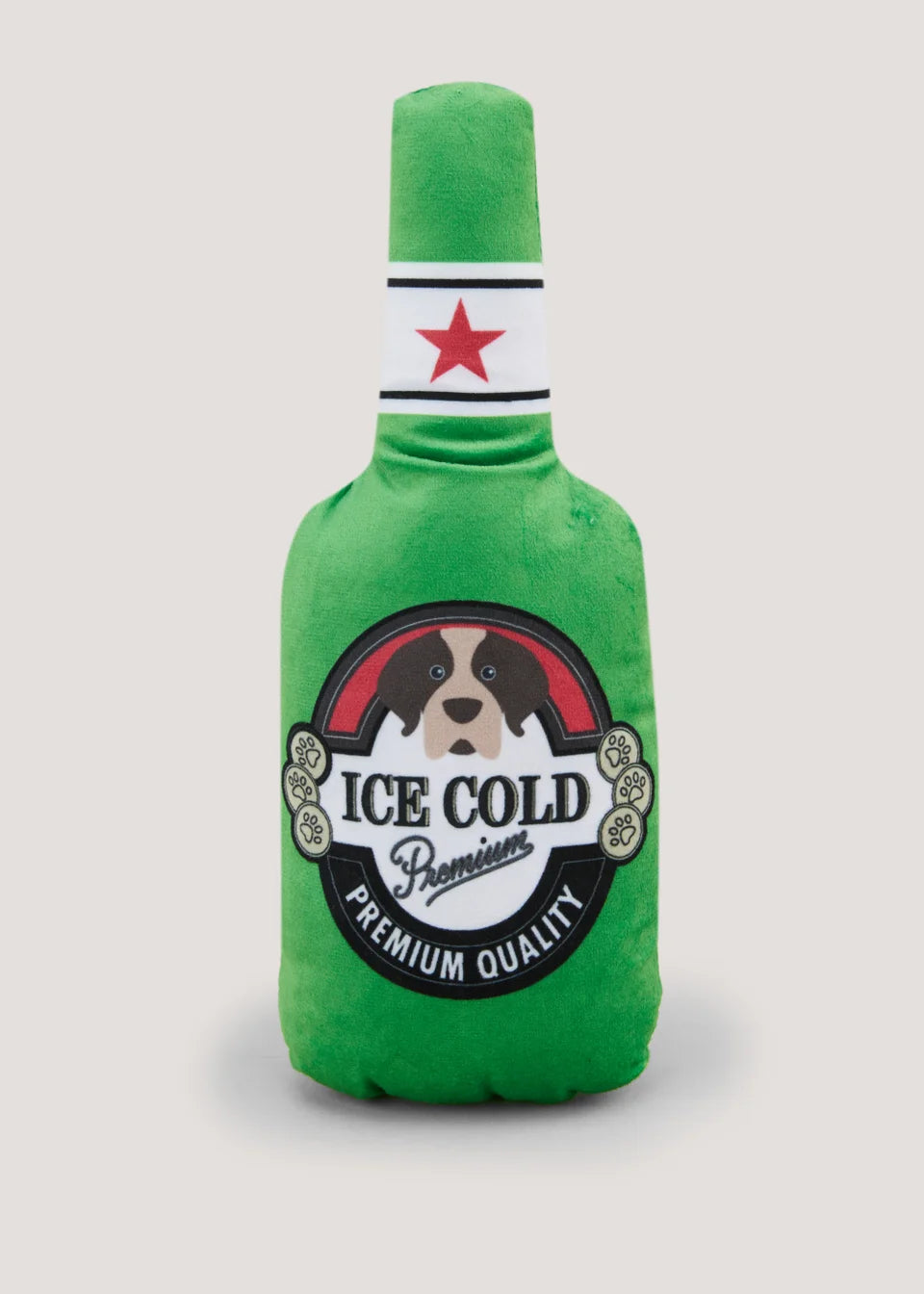 Dog toy beer bottle cute